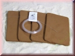 4x Pflanzplatten braun ca. 8,5x5,5cm mit Befestigung
